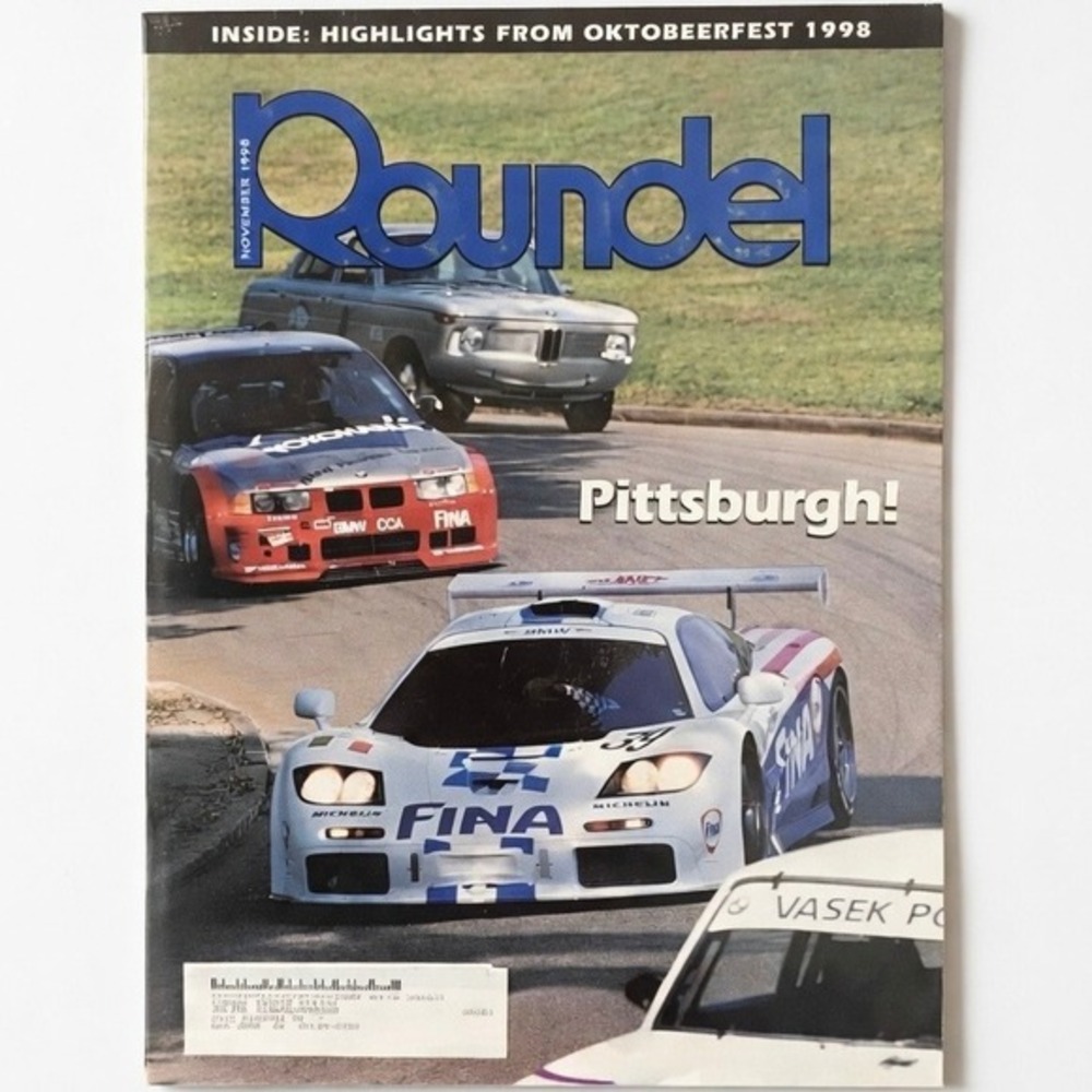 Roundel Magazine BMW Car Club of America Nov. 1998‎ Vol 29(11) Oktoberfest Rally